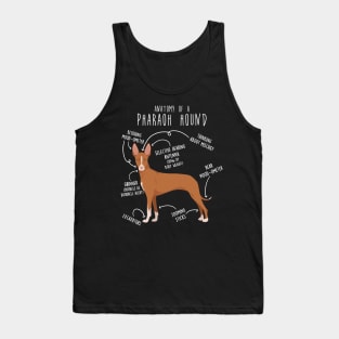 Pharaoh Hound Dog Anatomy Tank Top